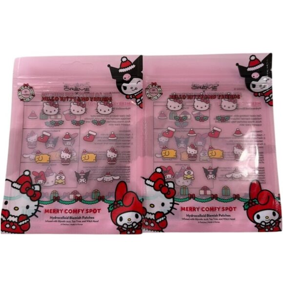 The Creme Shop X Hello Kitty Merry Comfy Spot Blemish Patch Set of 2 - Picture 2 of 6